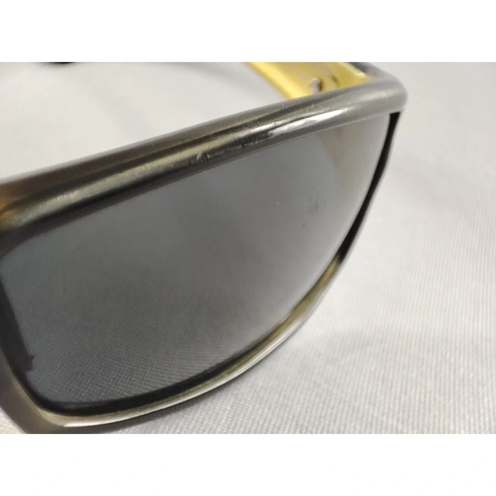 Suncloud‎ Hook Polarized Sunglasses Brown Fade Yellow Rectangular Wrap